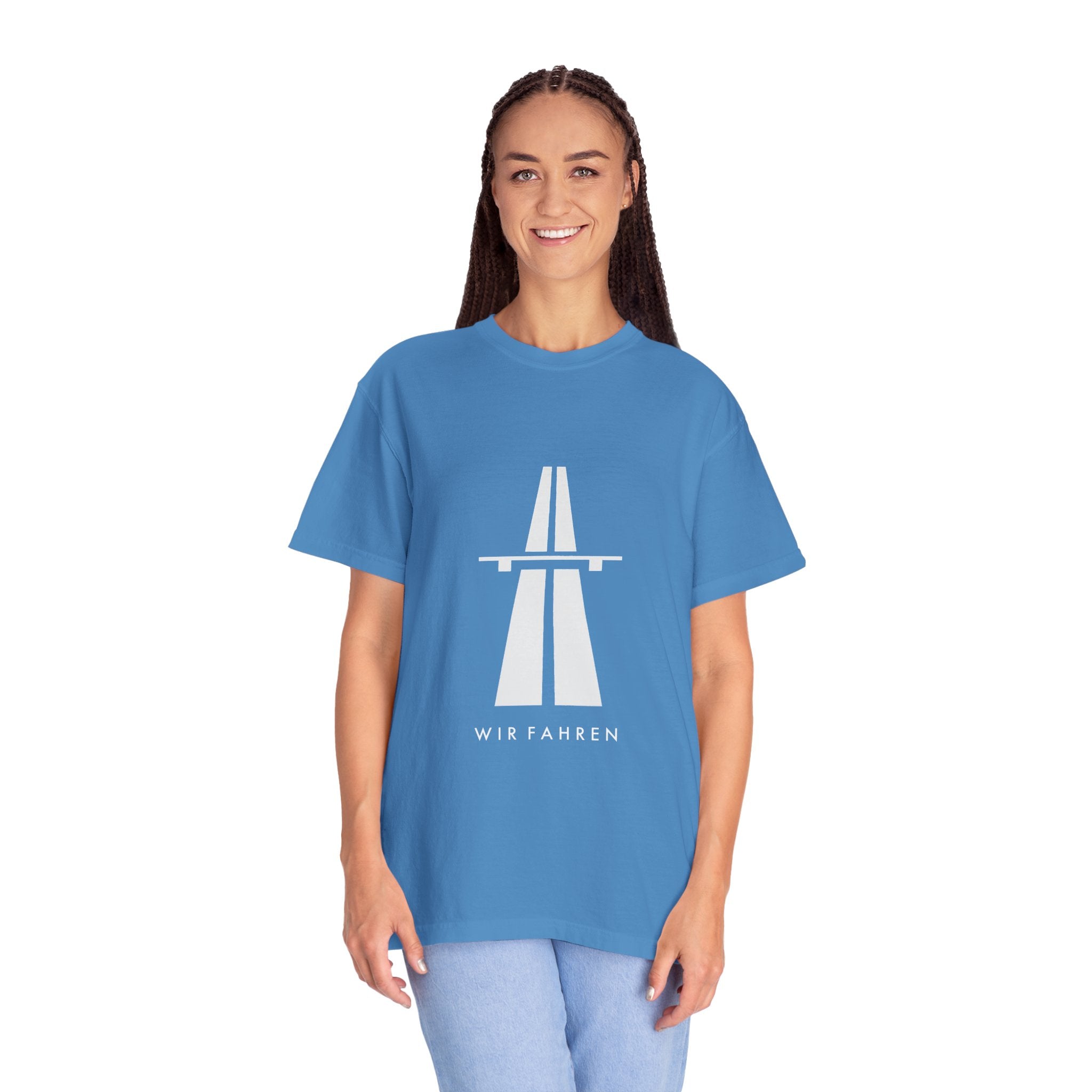 Karft werk Auto bahn "Wir Fahren" t-shirt